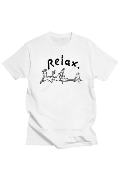 AEMİ Unisex Relax Printed Oversize Crew Neck 100% Cotton T-Shirt