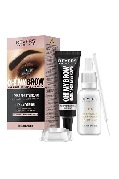 Revers Vopsea sprâncene Henna Negru – (2 x 15 ml)