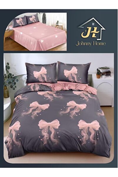 elegant home pucioasa Premium Satin Cotton Duvet Cover Set 4 Pieces SA92
