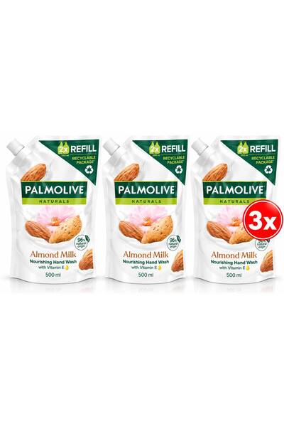 Palmolive 3х 500 мл течен сапун с бадемово мляко