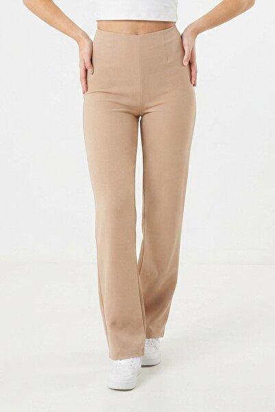 Şeker Portakalım Women's High Waist Lycra Flexible Tube Leg Stylish Casual Tr...