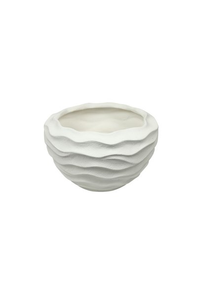 Plastona Κεραμικό μπολ λευκό 44.5x28 εκ.