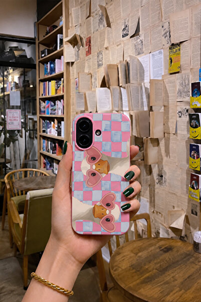 DoaCase iPhone 17 Uyumlu Pembe Renkli Lansman Telefon Kılıfı