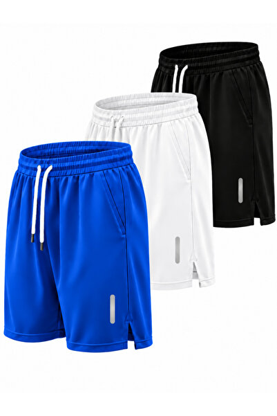 Karatopak 3-Piece Breathable Fabric Fitness Tennis Sports Shorts