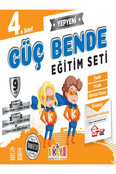 Key Kaliteli Eğitim Yayınları 4. Sınıf Güç Bende Eğitim Seti (9 KİTAP 2026-2027)