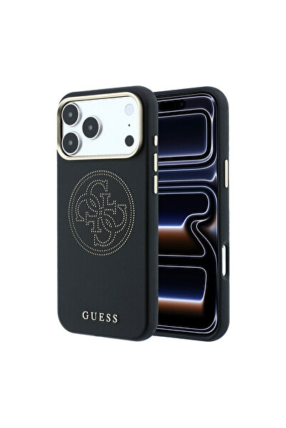 Guess Θήκη MagSafe για Apple iPhone 18 Pro / 17 Pro, Guess, Διάτρητο 4G, Μαύρο