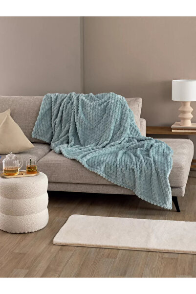PALAMAIKI Κουβέρτα Fleece ASTER Μονή 160x220 JADE