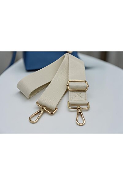 Anatolia 4 cm Polyester Cream Adjustable Bag Strap (4 cm X120 cm)