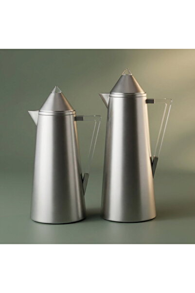 Alsaif Gallery Al Dana Al Saif Gallery Thermos Set, 2 Pieces, 0.7/ 1 Liter, G...