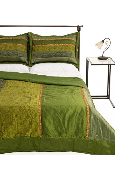 Silk Fashion Σετ κουβερτούρας (220εκ x 240εκ + 2 x 50εκ x 70εκ) ΤΑΖ ΜΑΧΑΛ πρά...