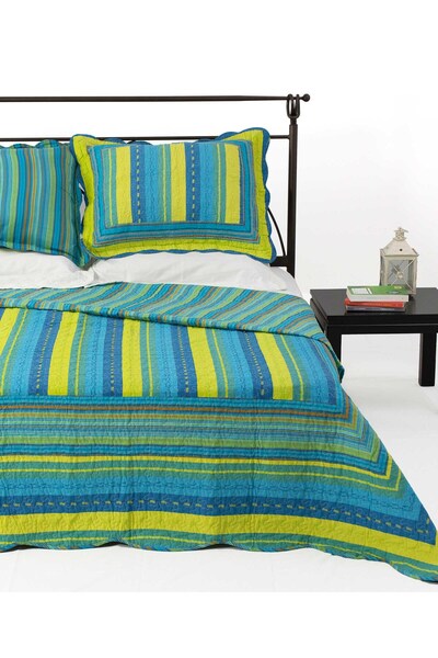 Silk Fashion Σετ Κουβέρτα Κρεβατιού (220cm x 240cm + 2 x 50cm x 70cm) 8013 μπ...