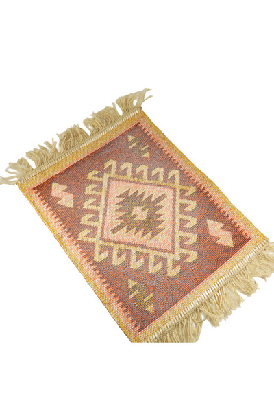 OEM Covor traditional romanesc din Bucovina, tesut manual, motive geometrice,...