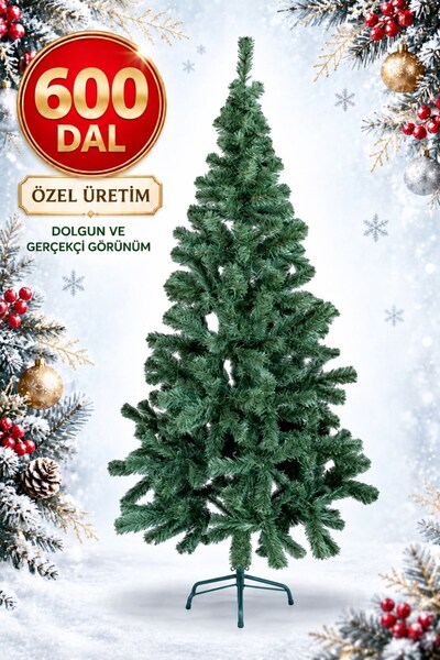La Confiance 180 Cm Lüks Yılbaşı Ağacı 600 Dallı Özel Üretim Noel Ağacı Gerçe...