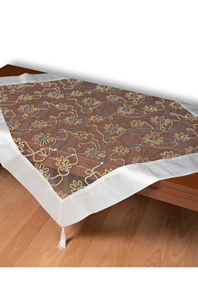 Silk Fashion Τούλι τετράγωνο 7180 (85εκ x 85εκ) λευκό