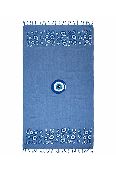 Silk Fashion Πεστεμάλ nkp544 (90εκ x 180εκ) βασιλικό μπλε