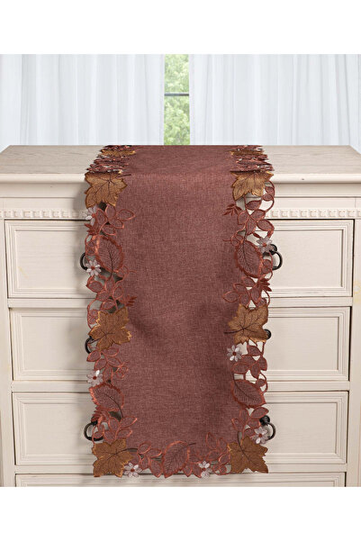 Silk Fashion Runner 19315 (38εκ x 172εκ) τερακότα -