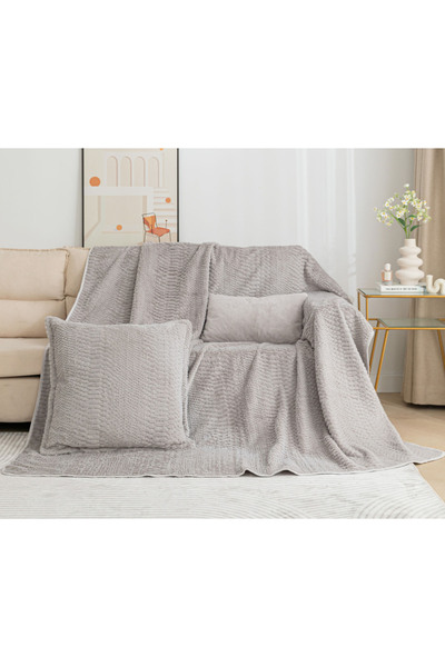 Silk Fashion Ριχτάρι NX201 (180εκ x 250εκ) ΑΝΟΙΧΤΟ ΓΚΡΙ
