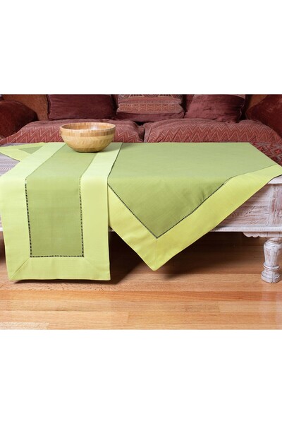 Silk Fashion Τραπεζομάντηλα (160cm x 250cm) bg17 πράσινο/κυπαρίσσι