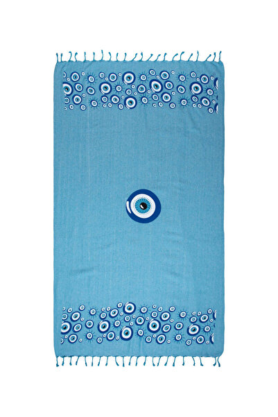 Silk Fashion Πεστεμάλ nkp544 (90cm x 180cm) τιρκουάζ -