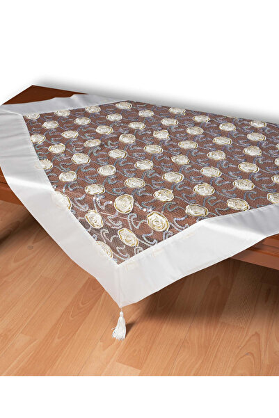 Silk Fashion Τούλι τετράγωνο 264-17 (85εκ. x 85εκ.) λευκό