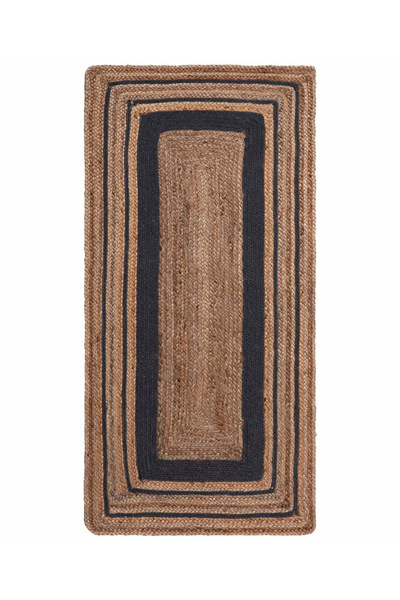 Silk Fashion Χαλί από γιούτα 1782 (120cm x 180cm) /μαύρο -
