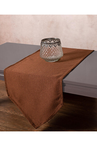 Silk Fashion Επιτραπέζιο Ράνερ NELLY (40cm x 150cm) καφέ -
