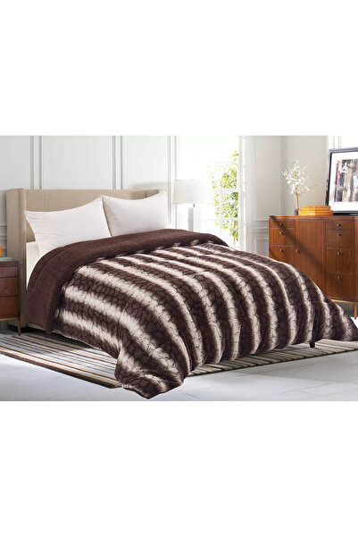 Silk Fashion Πάπλωμα με σχέδιο ζώων (220εκ x 240εκ) ανοιχτό καφέ -