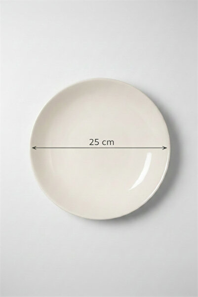 rinart Venue Çukur Tabak 25cm Cream