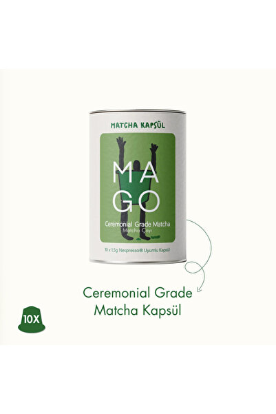 Ceremonial Grade Matcha Kapsülü – Nespresso® Uyumlu 10'lu