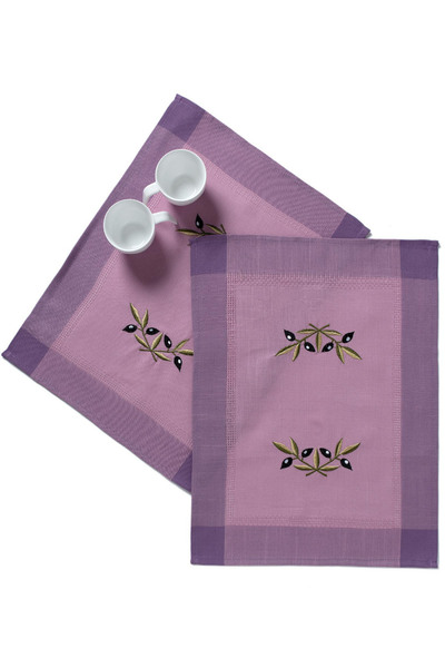 Silk Fashion Δωδεκάδα (12 τεμάχια) σουπλά bg23a (35εκ. x 50εκ.) μωβ
