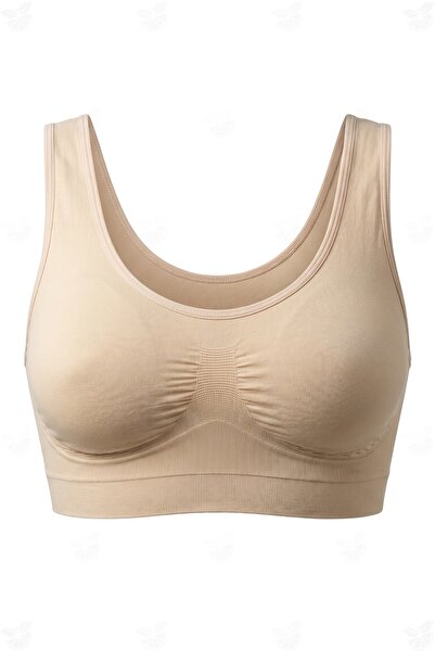 elilom Nessa Destekli Spor Sütyeni Push Up Pedli Toparlayıcı Seamless Büstiye...