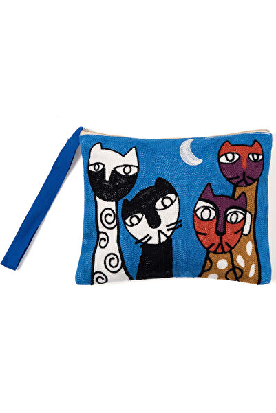 Silk Fashion Πορτοφόλι με αλυσιδωτή ραφή (13εκ x 20εκ) πολλαπλών θηκών 81