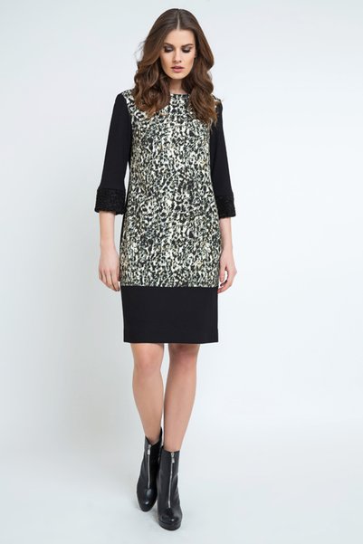 Conquista Ίσιο φόρεμα με animal print