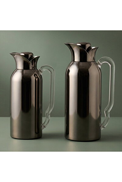 Alsaif Gallery Toaiq Al Saif Gallery Thermos Set, 2 Pieces, 0.7/ 1 Liter, Gla...