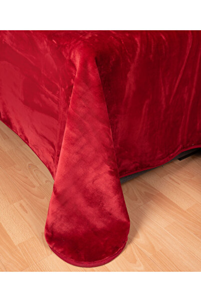 Silk Fashion Βελούδινες κουβέρτες (160cm x 220cm) κόκκινες