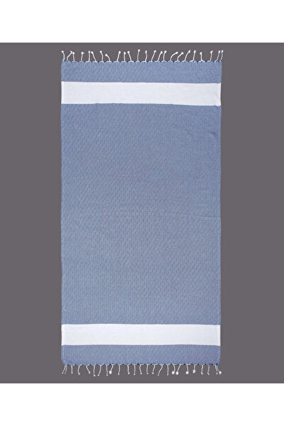 Silk Fashion Πεστεμάλ nkp12 (90cm x 180cm) μπλε ρουά -
