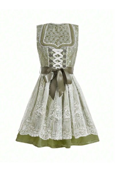 Sheya Rochie mini, verde - S
