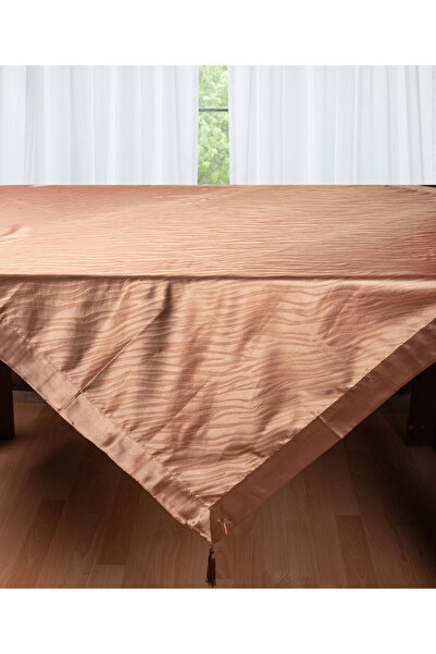 Silk Fashion Σατέν τετράγωνο 2009 (80εκ x 80εκ) καφέ