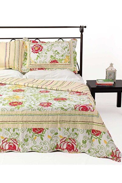 Silk Fashion Σετ κουβερλί (225εκ x 250εκ + 2 x 50εκ x 70εκ) 9142 -