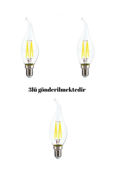 Ömür Avize e 14 duy uyumlu ampull ct-4064 (3lü gönderilmektedir)