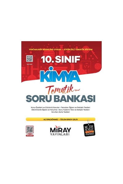 Miray Yayınları 10. Sınıf Kimya Tematik Soru Bankası