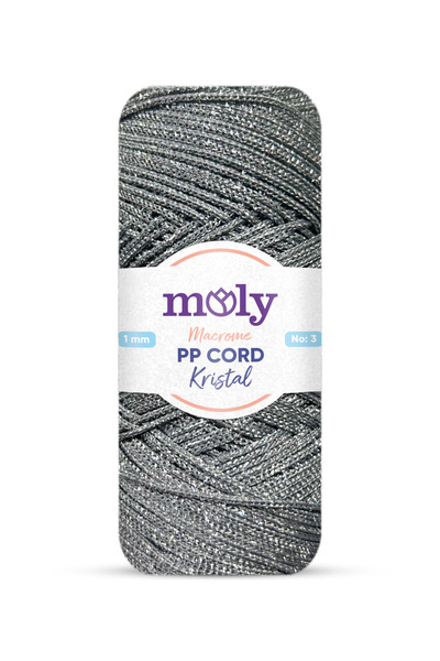 Moly Kristal (Simli) Polyester Makrome No:3 200gr