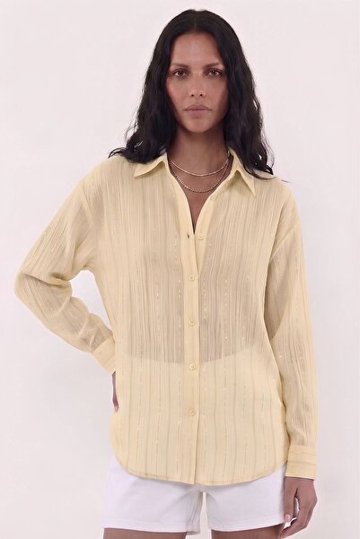 Shopping Shop Sim Stripe Shirt Yellow