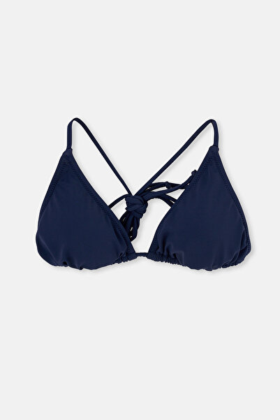 Dagi Lacivert Üçgen Bikini Üst