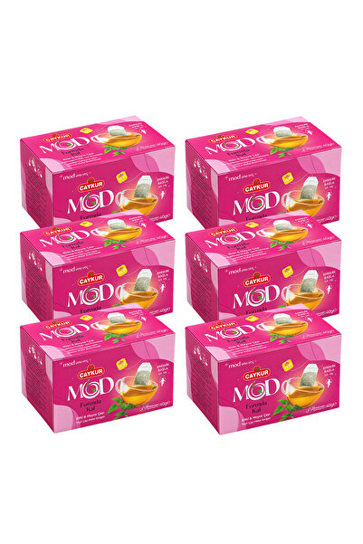 Çaykur Mod Formda Kal Cup Tea Bags 2X20 40Gr. Six-Pack