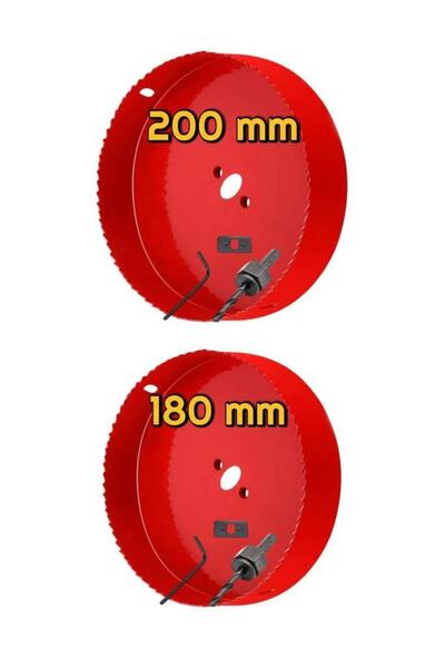 DepoMega 2’li Alçıpan Plastik Ahşap Panç ve Adaptör Seti 180 mm 200 mm