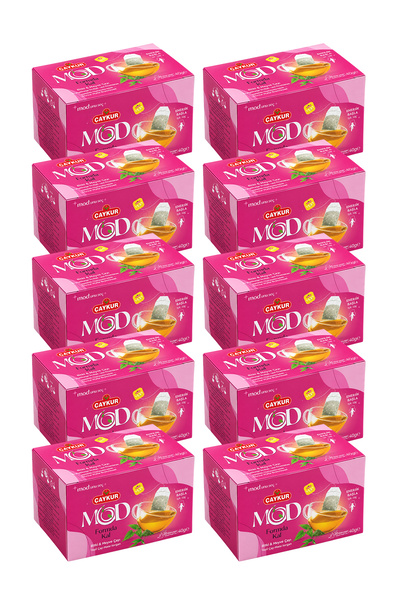 Çaykur Mod Formda Kal Cup Tea Bags 2X20 40Gr. Ten-Pack