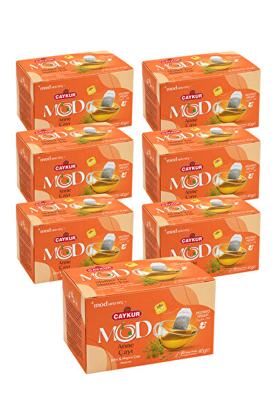 Çaykur Mod Mother's Tea Cup of Tea Bags 2X20 40Gr. Seven Pack