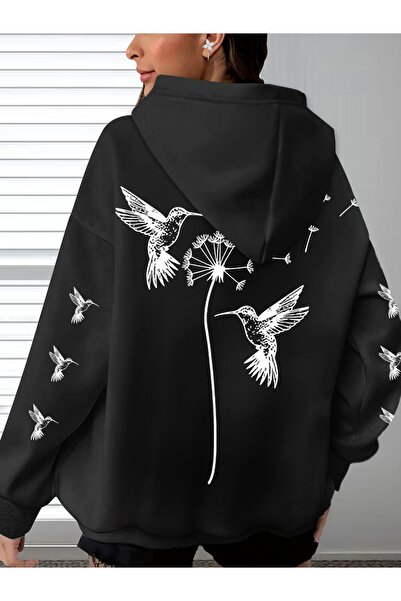 Deocept Unisex Sleeve Printed Hooded Kangaroo Pocket Comfortable Fit Regular ...