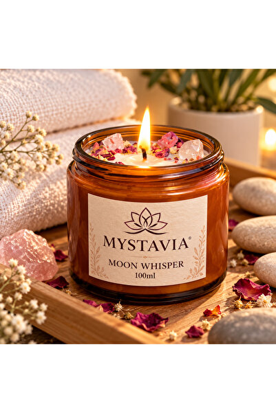 Rahatlatıcı Soya Mum-Moon Whisper Ritüel Mum